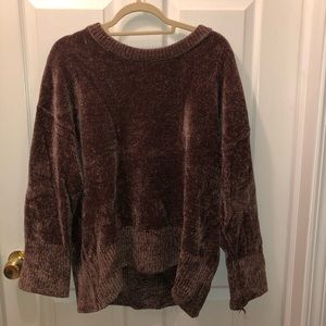 Zara Knit Oversized Chenille Sweater